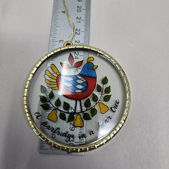 Trim A Tree 1982 The 12 Days Of Christmas Ornaments Folk Art Handmade & Painted - Picture 11 of 13